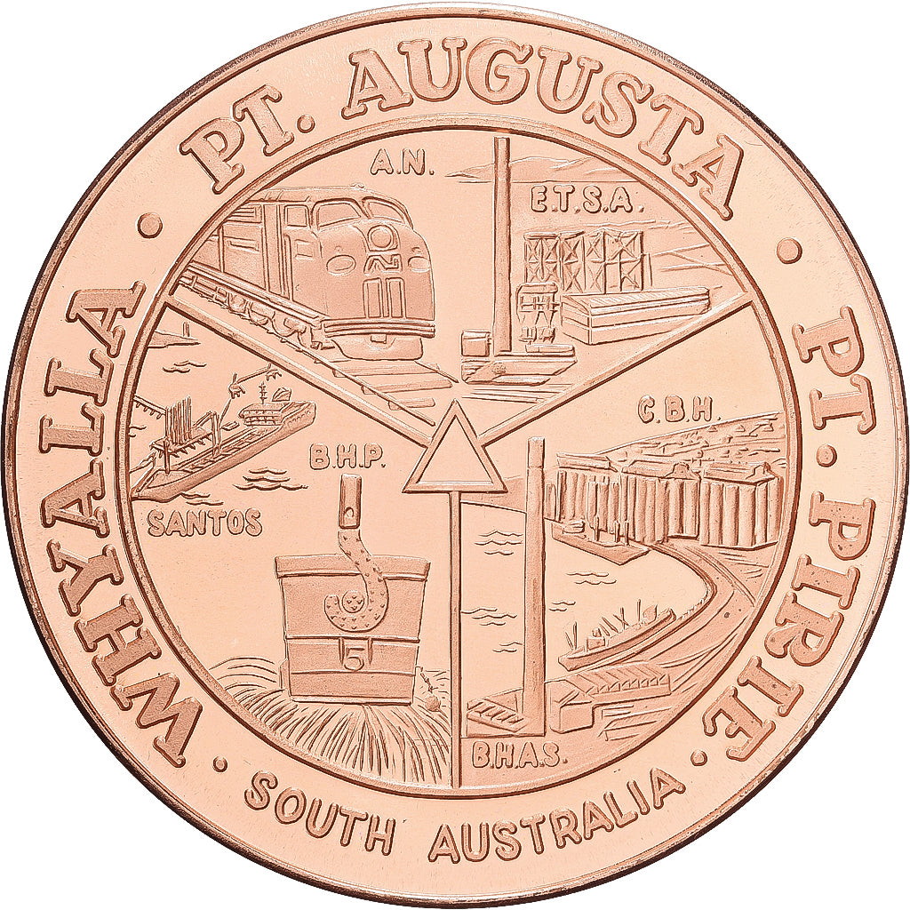 Austrália, Token, Tourist Dollar, Iron Triangle, 1983, Cobre, MS(63)