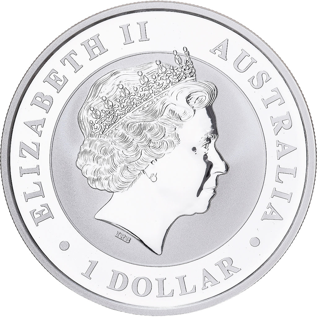 Australia, Dollar, Kookaburra, 2014, 1 Oz, Silver, MS(65-70)