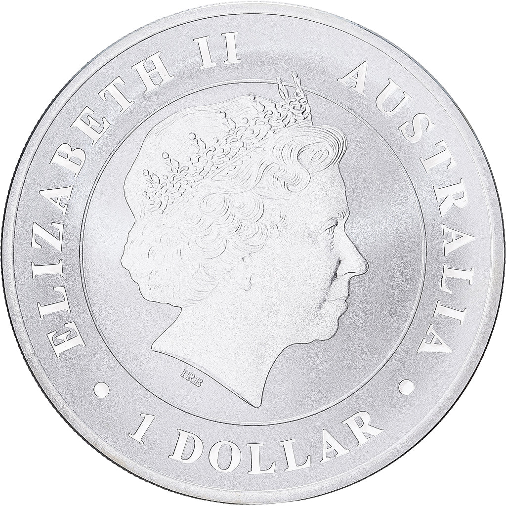 Australia, Dollar, Australian Crocodile, 2014, 1 Oz, Srebro, MS(65-70)