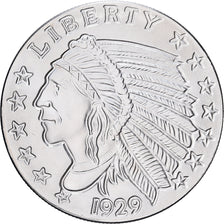 United States, 1 Oz, Indian Head, Golden State Mint, Bullion, Silver, MS(65-70)