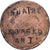 Russia, 10 Roubles, Uncertain date, Contremarque, Miedź, F(12-15)