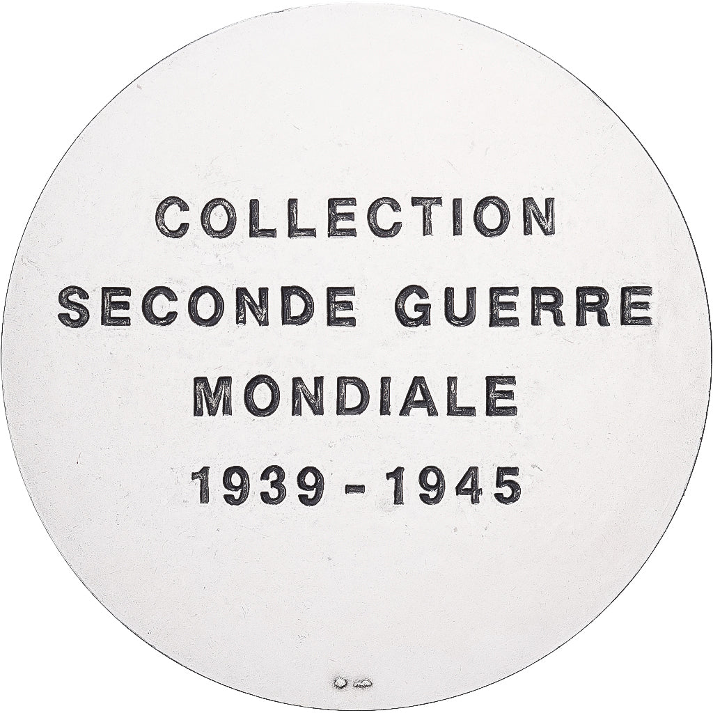 Francia, medalla, Winston Churchill, Bronce plateado, Turin, EBC
