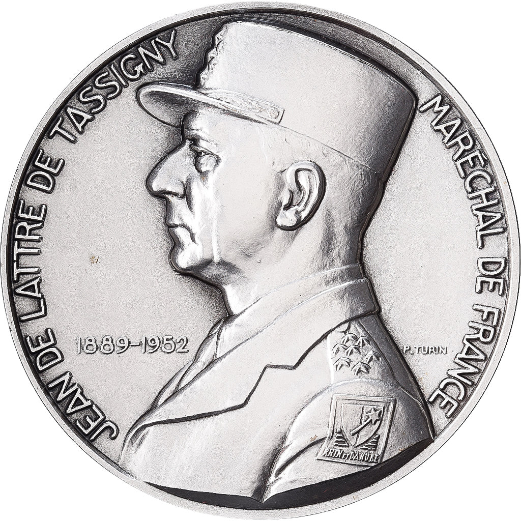 Francia, medaglia, Seconde Guerre Mondiale, Jean De Lattre de Tassigny, Bronzo
