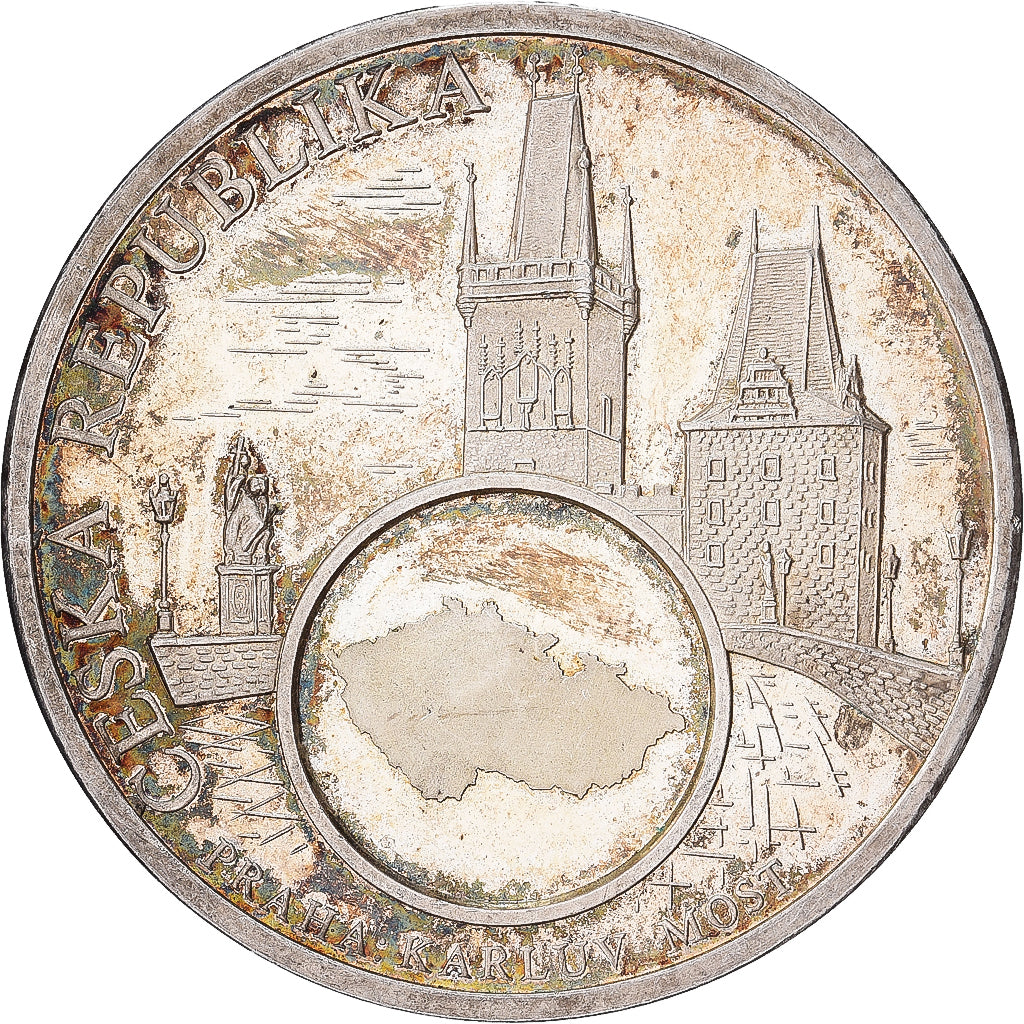 Tschechische Republik, Medaille, European Currencies, Kupfer-Nickel, VZ