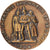 França, medalha, Gendarmerie Nationale de France, Bronze, Rispal, AU(50-53)