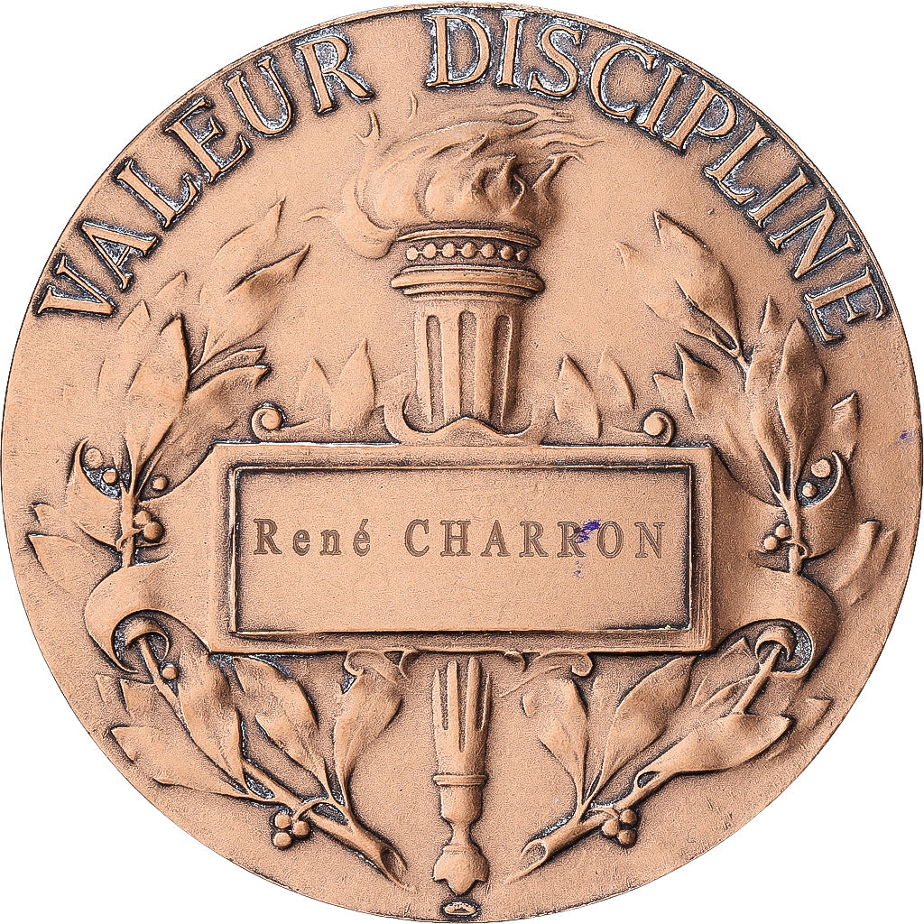 França, medalha, Maréchal Foch, Valeur-Discipline, Bronze, Prud'homme, MS(63)