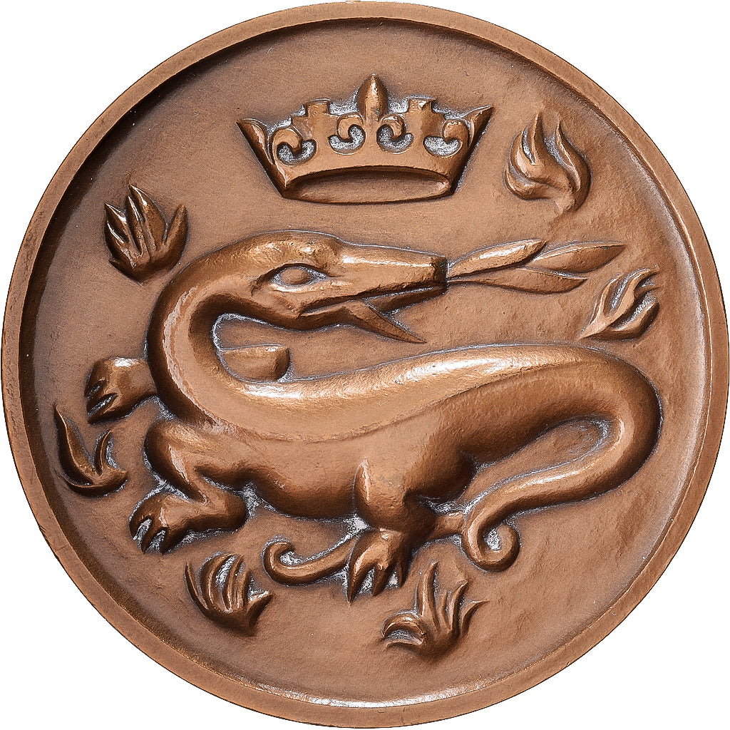 França, medalha, Municipalité du Havre, Bronze, Monlon, AU(55-58)