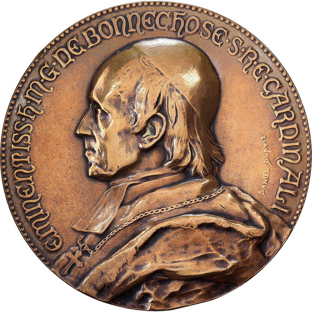 France, Medal, Le Cardinal Bonnechose, 1893, Bronze, Dupuis.D, EF(40-45)