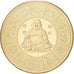 France, Médaille, Calendrier Chinois, Copper Gilt, SPL