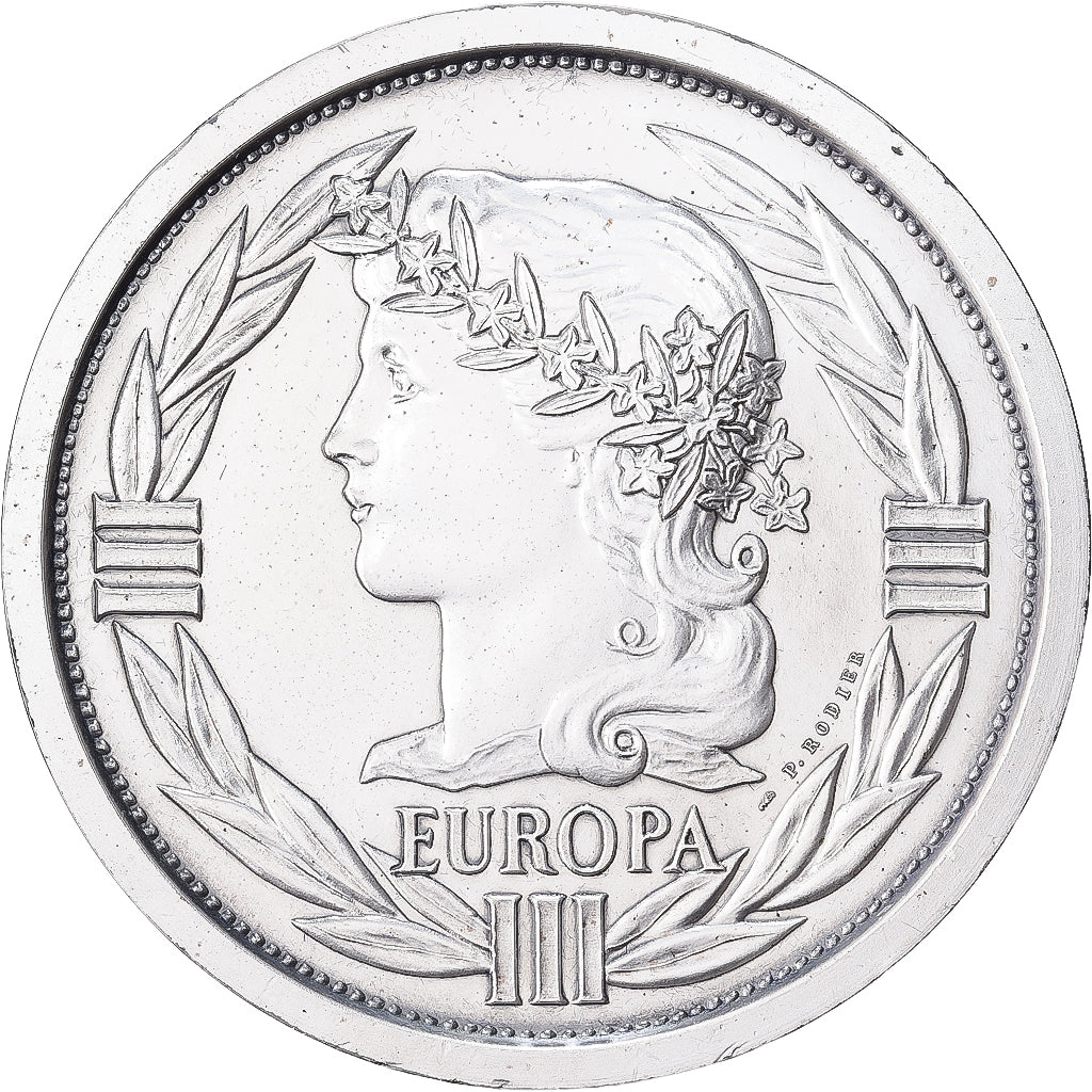 Francia, medaglia, Ecu Europa, Marianne, 1991, Bronze Florentin, Rodier