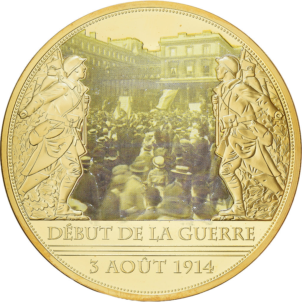 França, medalha, Centenaire de la Première Guerre Mondiale, Début de la