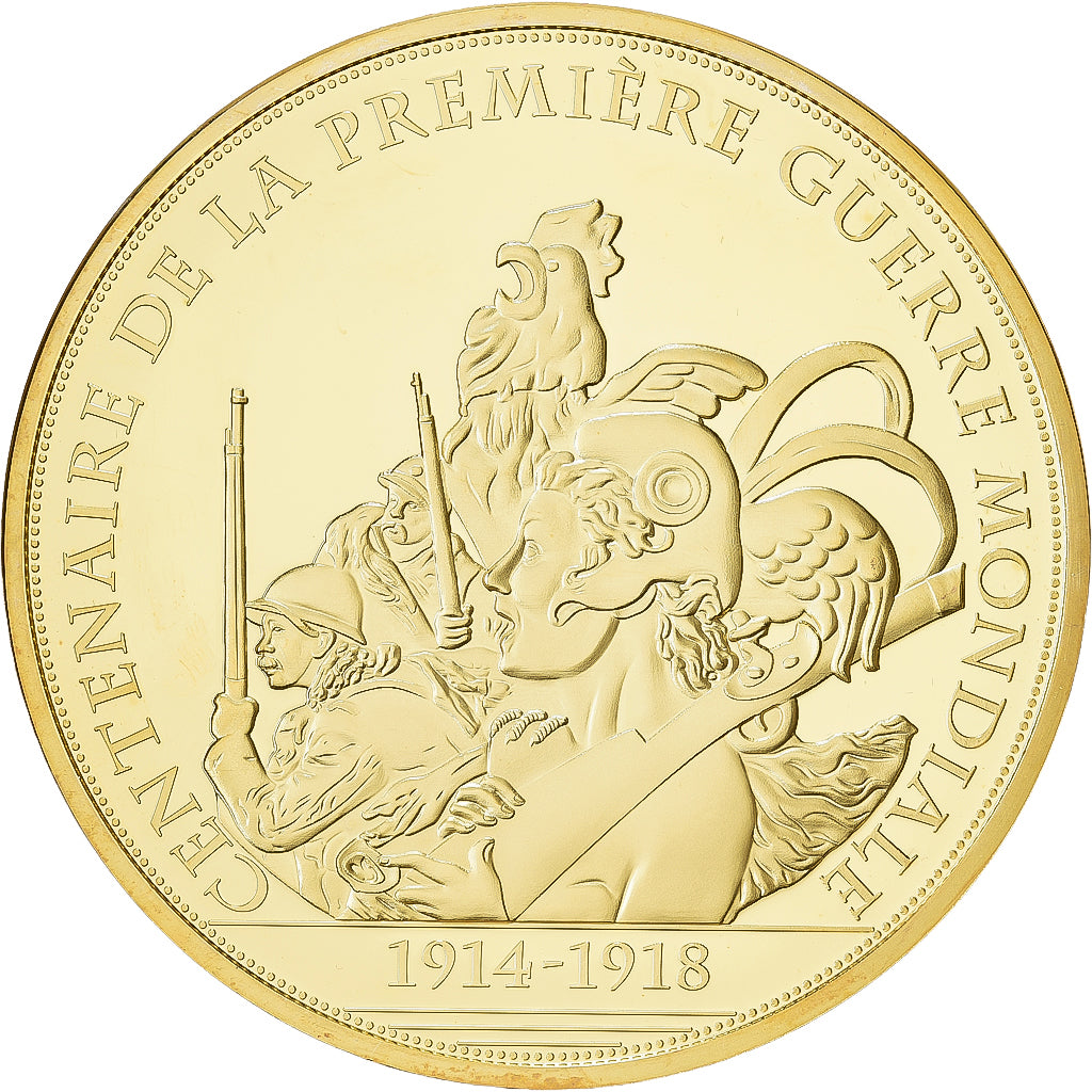 França, medalha, Centenaire de la Première Guerre Mondiale, Début de la