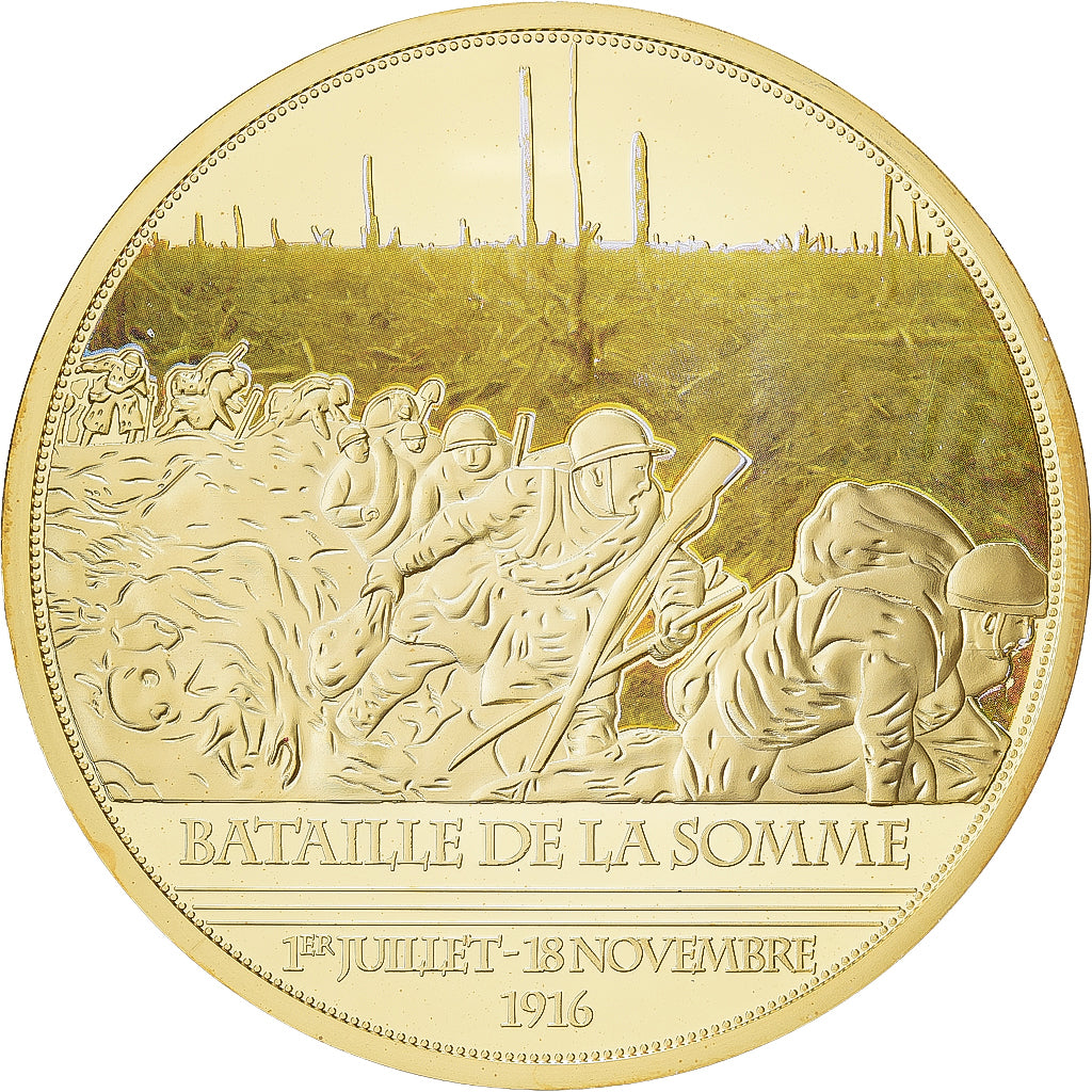França, medalha, Centenaire de la Première Guerre Mondiale, Bataille de la