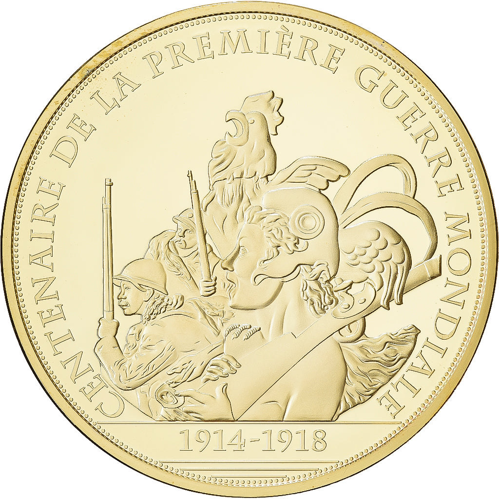 França, medalha, Centenaire de la Première Guerre Mondiale, Bataille de la