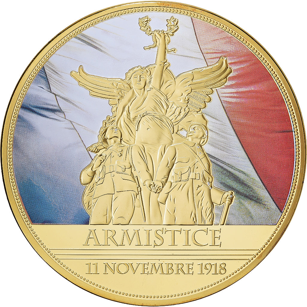 Francia, medaglia, Centenaire de la Première Guerre Mondiale, Armistice, Rame