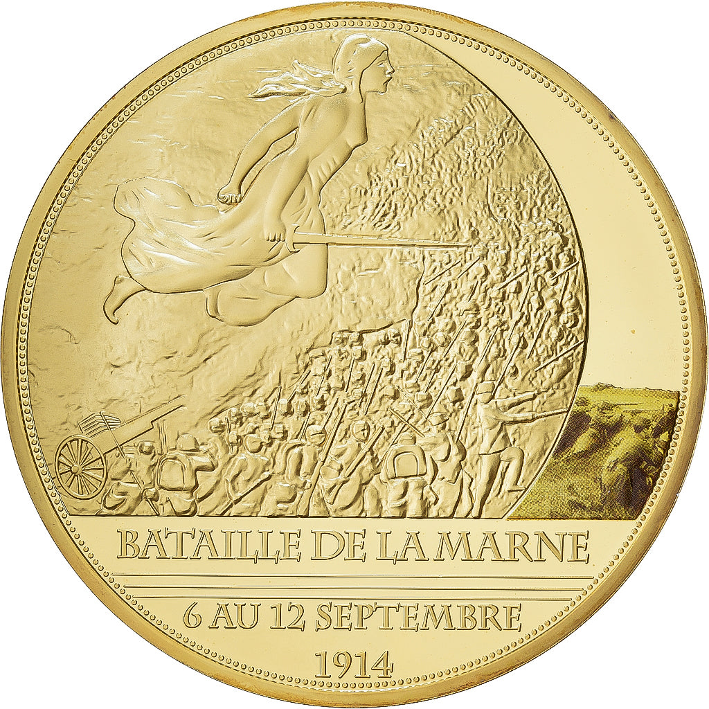 Francia, medaglia, Centenaire de la Première Guerre Mondiale, Bataille de la