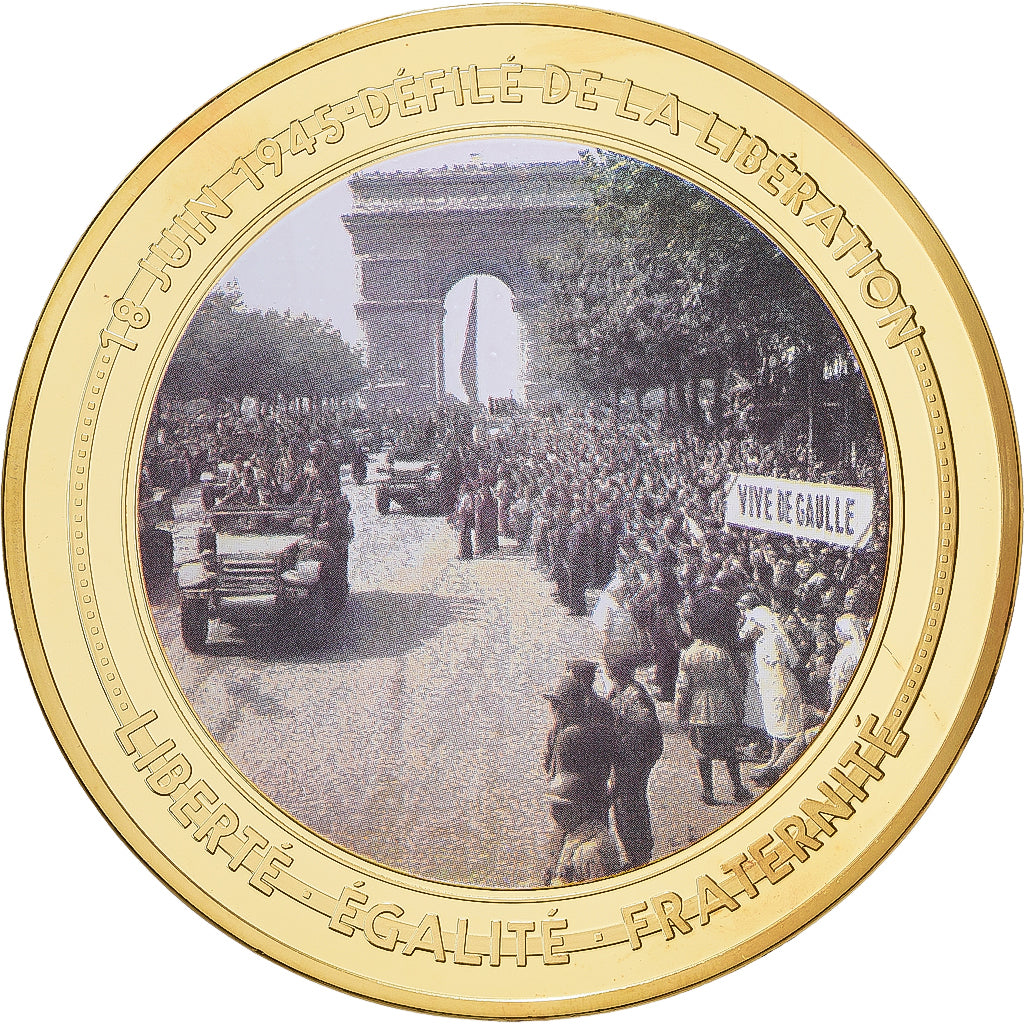 Francia, medaglia, Seconde Guerre Mondiale, Défilé de la Libération du 18