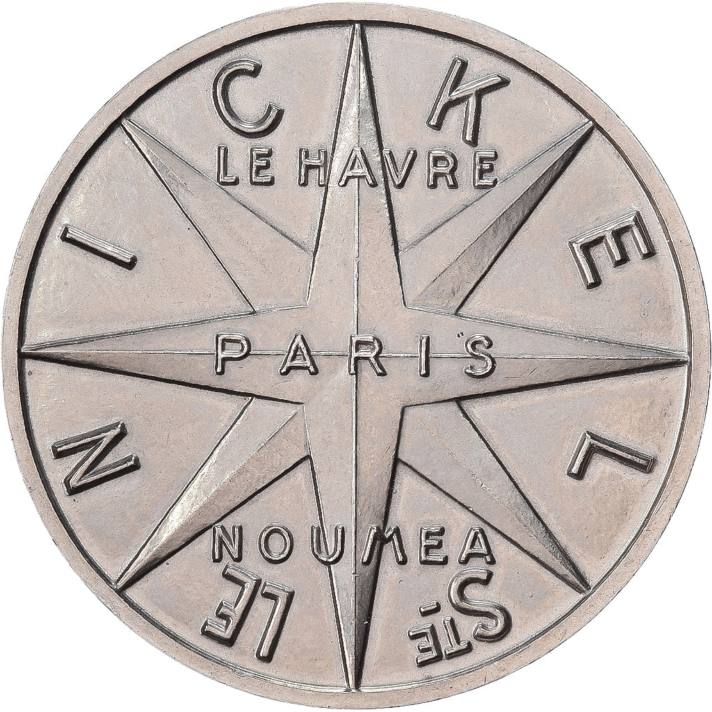Francia, medaglia, Nouvelle Calédonie, Société Le Nickel, Nichel, Simon, SPL