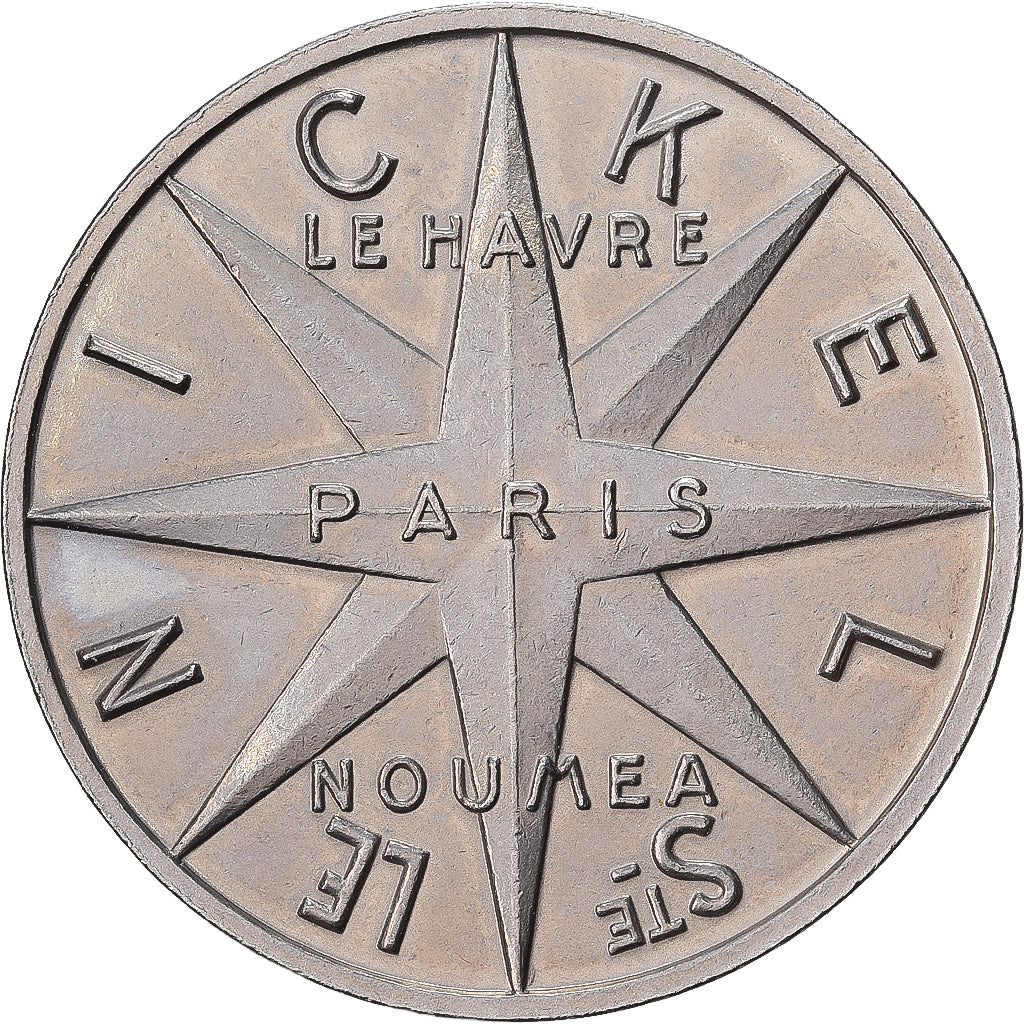 Francia, medaglia, Nouvelle Calédonie, Société Le Nickel, Nichel, Simon, SPL-