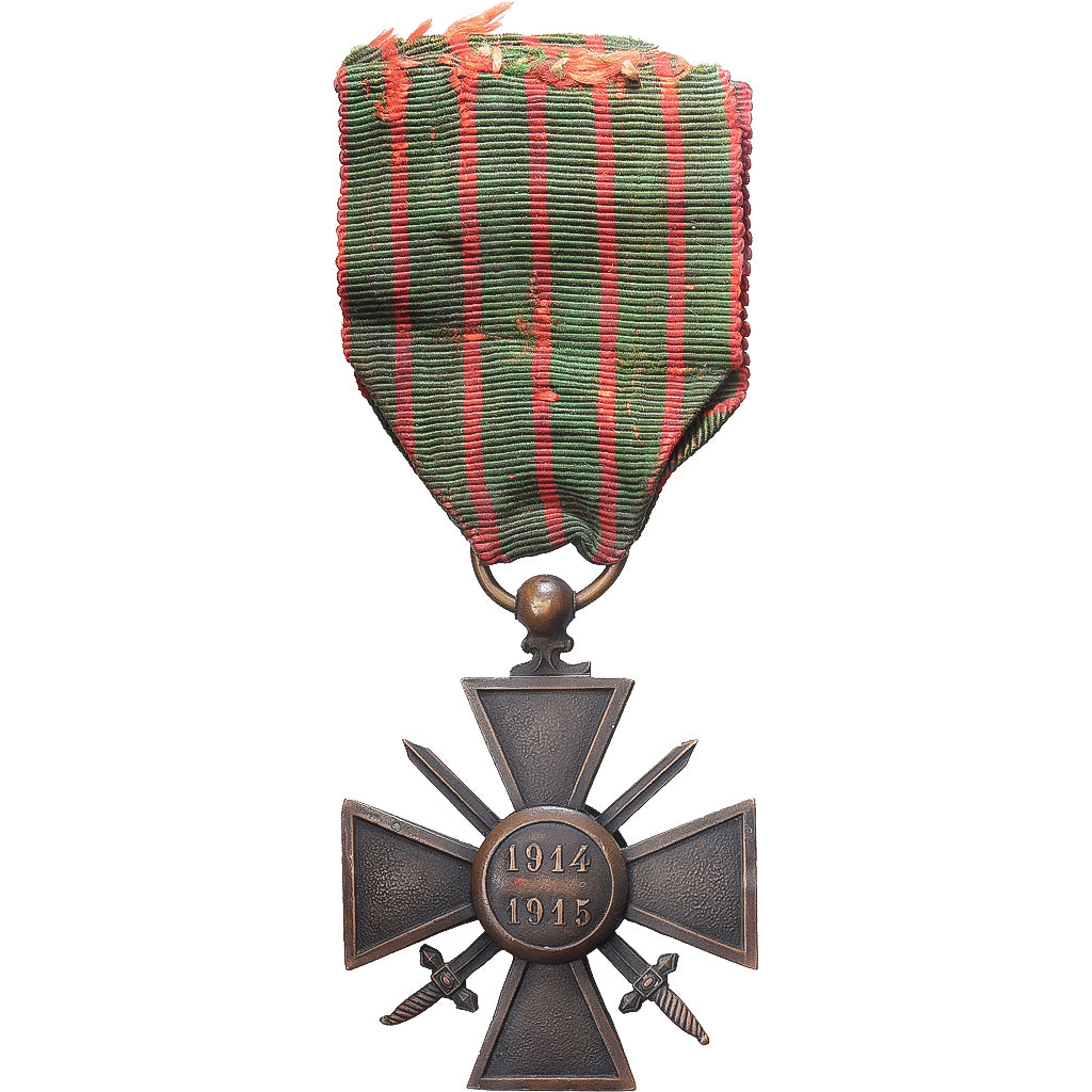 France, Croix de Guerre, Medal, 1914-1915, Une Citation, Very Good Quality