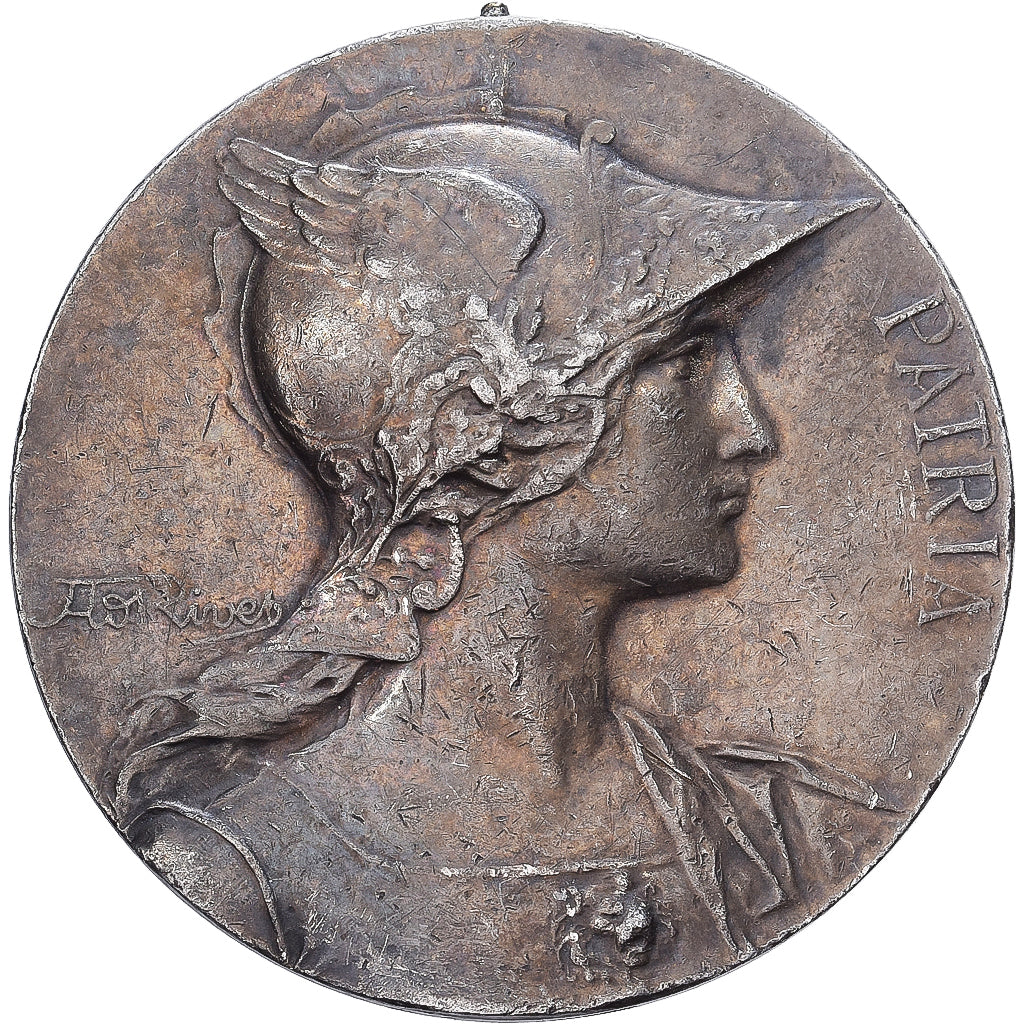 France, Medal, Société de Tir du 46ème Régiment Territorial, Reims, Silver
