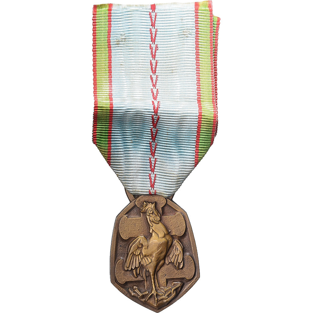 França, Libération de la France, WAR, medalha, 1939-1945, Qualidade Excelente