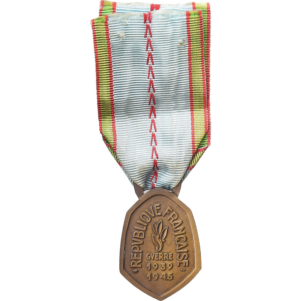 França, Libération de la France, WAR, medalha, 1939-1945, Qualidade Excelente