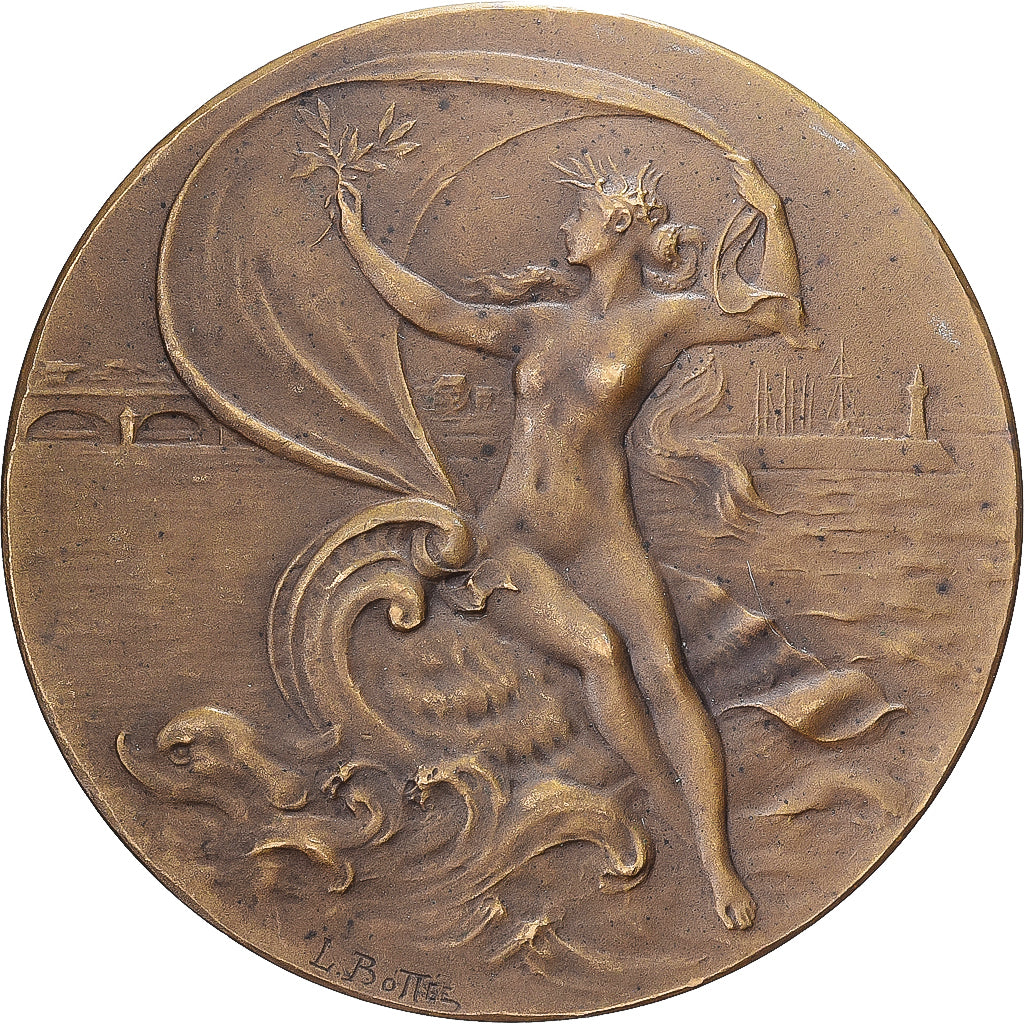 França, medalha, Cercle de la Voile de Paris, 1932, Bronze, Bol d'Or, AU(50-53)