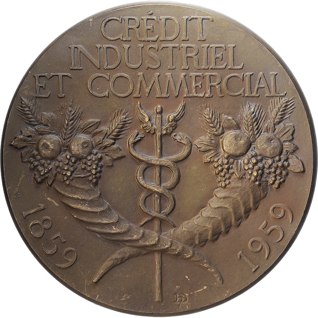 Francia, medaglia, Banques, Société de Crédit Industriel et Commercial, 1959