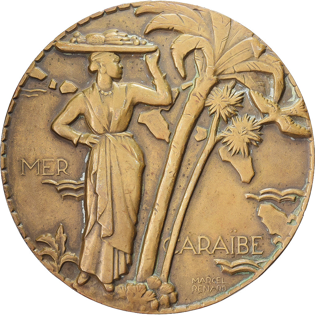 Francia, medaglia, Compagnie Générale Transatlantique, Colombie, Bronzo