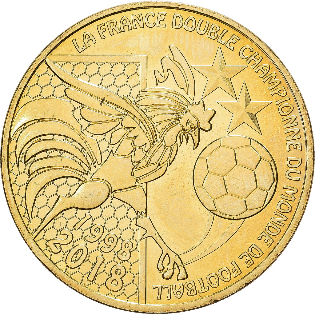 Frankreich, betaalpenning, Paris - La France double championne du monde de