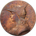 Francia, medalla, Marianne Casquée, République Française, Bronce, O.Roty