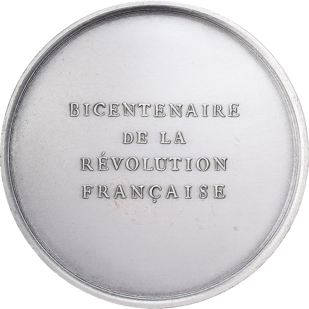 Francia, medaglia, Bicentenaire de la Révolution Française, 1989, Bronzo
