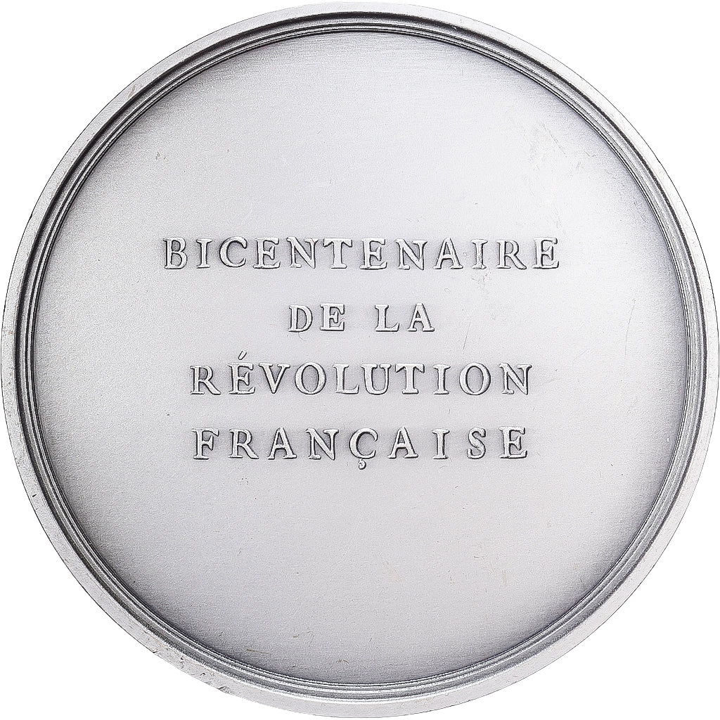 Francia, medaglia, Révolution Française, Siège de la Bastille, 1989, Bronzo
