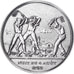 Francja, medal, Révolution Française, Nuit du 4 Août, 1989, Brąz