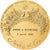 France, Medal, Mariage, Noces d'or, 1997, Gilt Bronze, Ponce, MS(63)