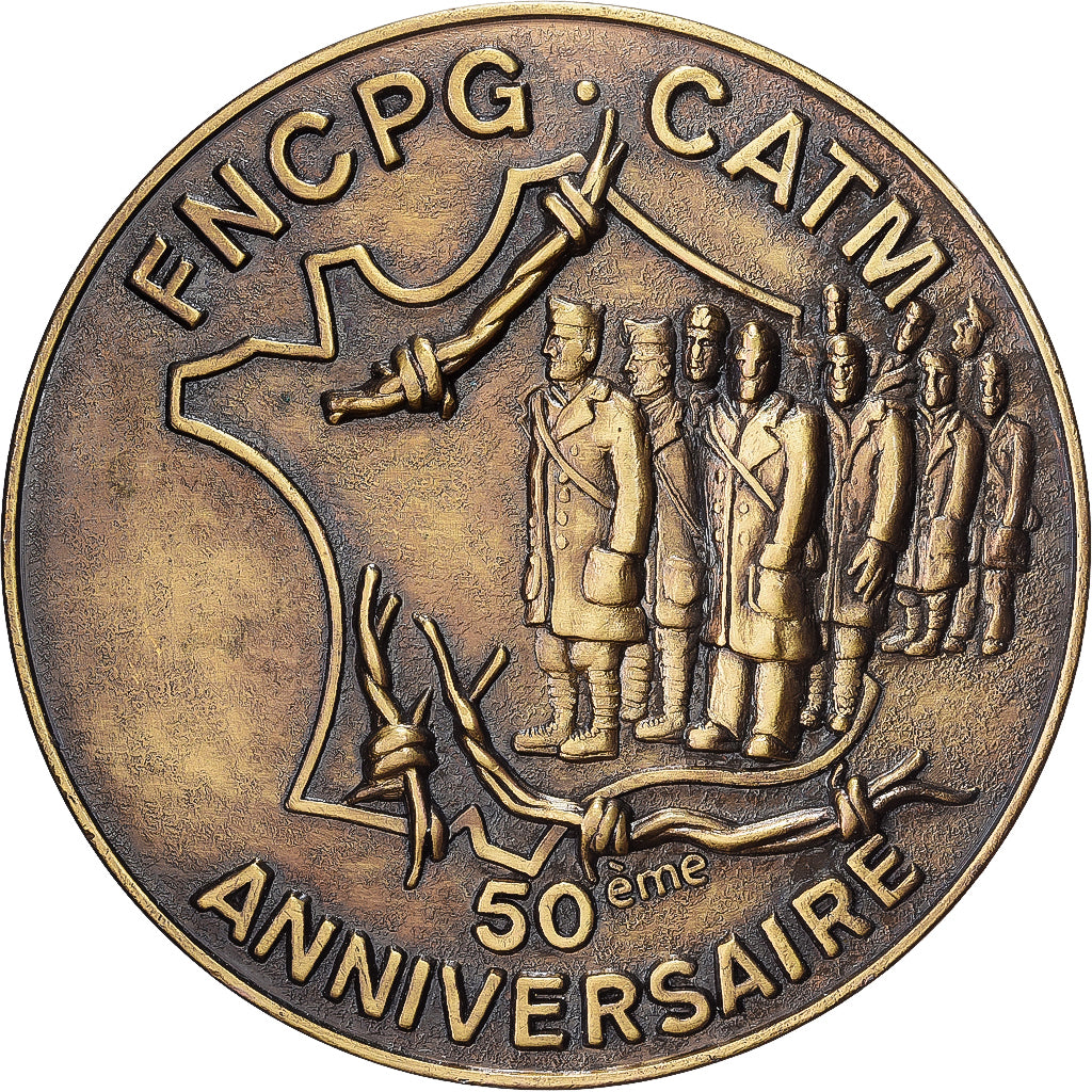 França, medalha, FNCPG . CATM, 1995, Bronze, AU(55-58)