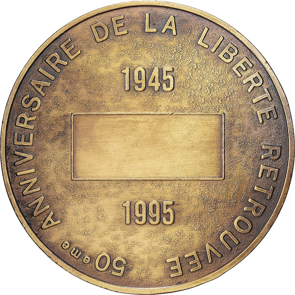 França, medalha, FNCPG . CATM, 1995, Bronze, AU(55-58)