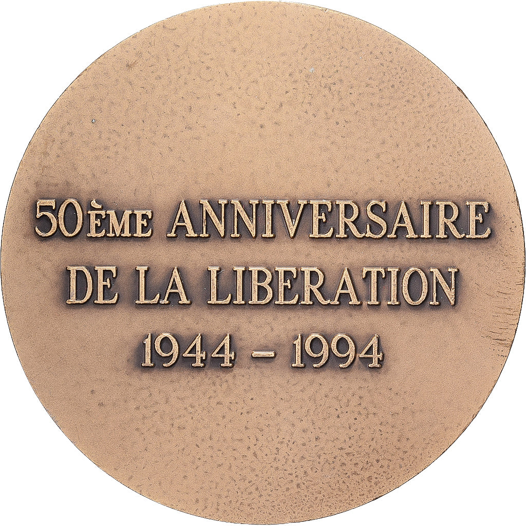 Francia, medalla, Fontaine-la-Mallet, 50ème Anniversaire de la Libération