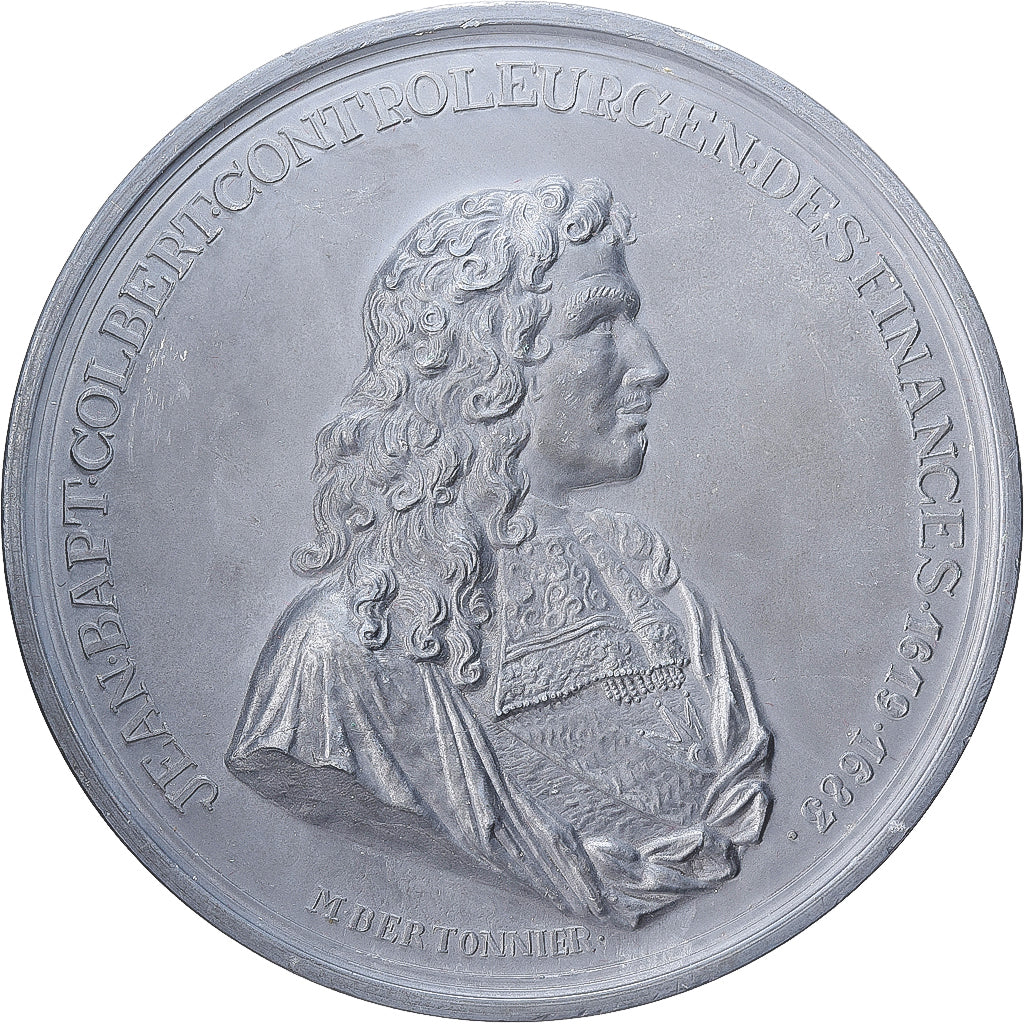 Francia, medaglia, Jean-Baptiste Colbert, 300 ans de la mort de Colbert, 1983