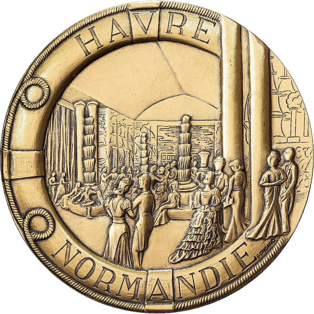 Francja, medal, Havre, 150 Ans de la Transat Normandie, 2005, Brązowy, C.