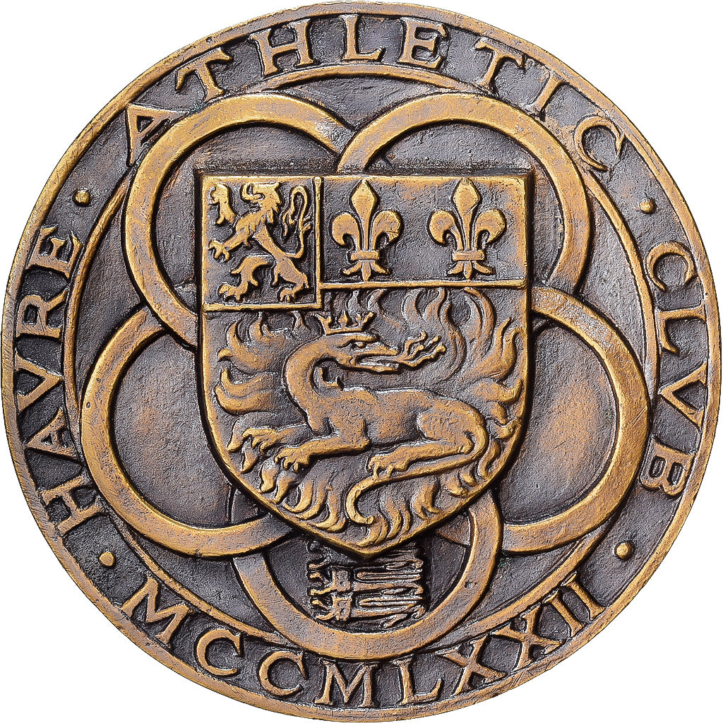 França, medalha, Havre Athletic Club, 1969, Latão, AU(50-53)