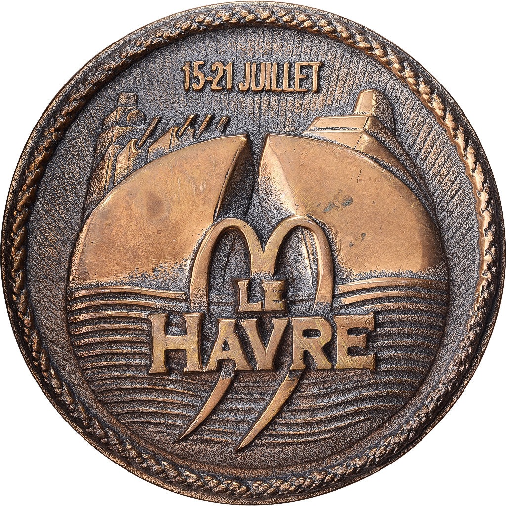 Frankrijk, Medaille, Le Havre, Bronzen, ZF+