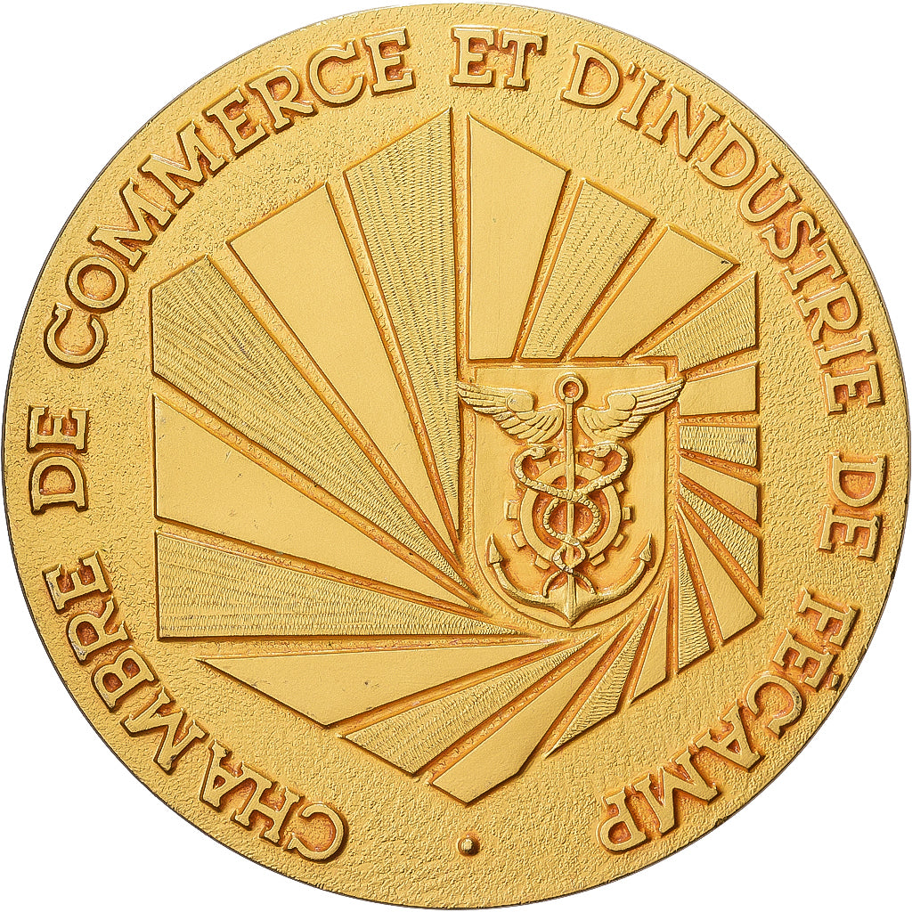 Francia, medaglia, Chambre de Commerce de Fécamp, Bronze Florentin, SPL-
