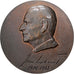 Francia, medalla, Jean Lecanuet, Ville de Rouen, 1993, Bronce, Javaudin, MBC+