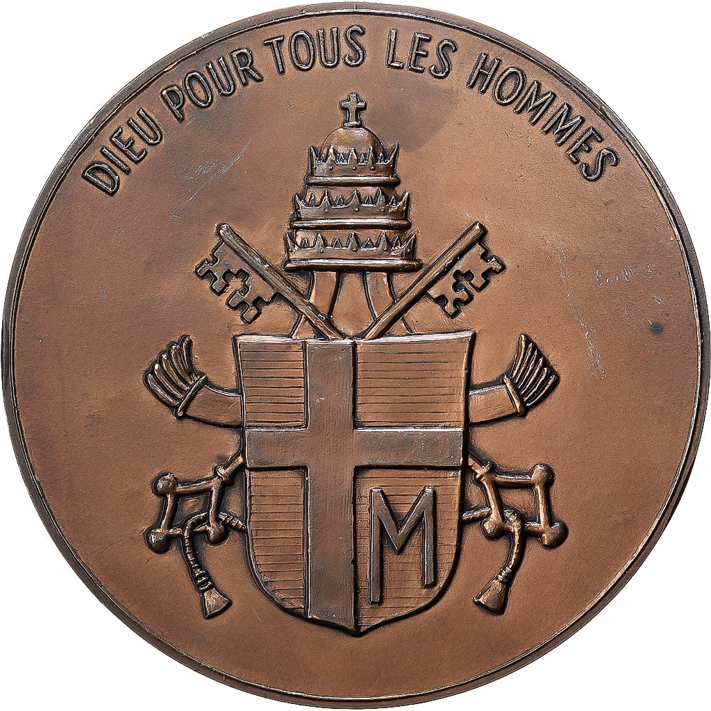 CITTÀ DEL VATICANO, medaglia, Jean Paul II, Dieu pour tous les Hommes, Bronzo