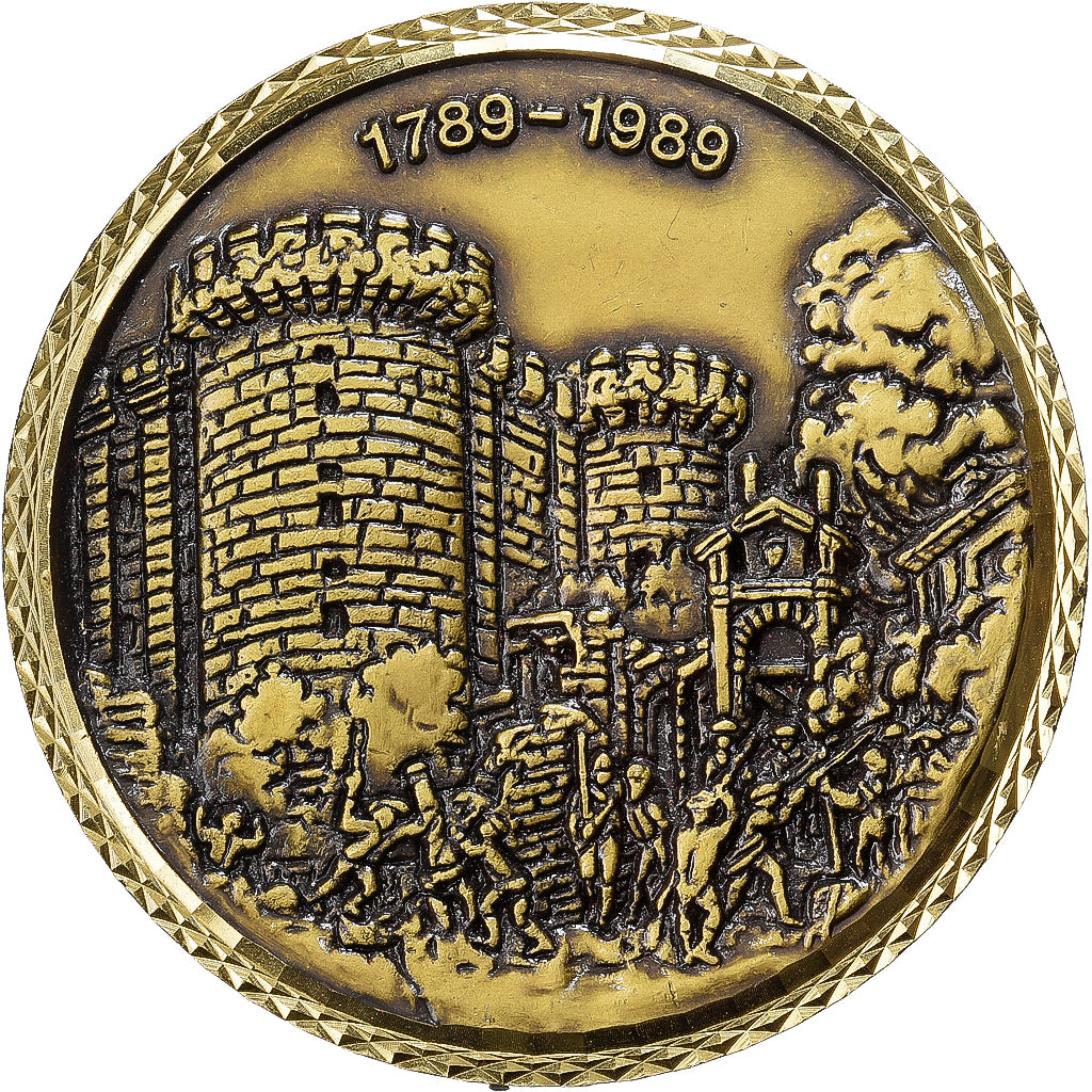 Frankreich, Medaille, Bicentenaire de la Révolution Française, 1989, Bronze