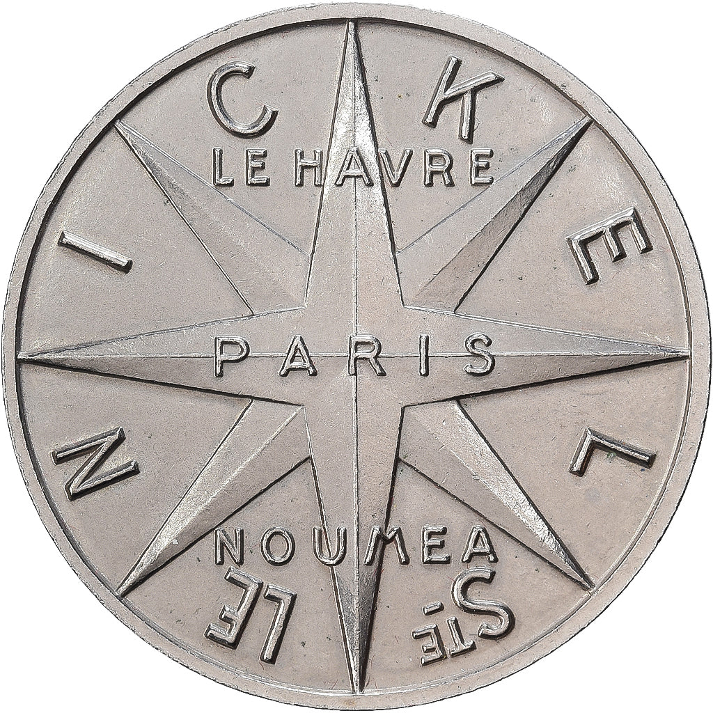 Francia, medaglia, Nouvelle Calédonie, Société Le Nickel, Nichel, Simon, SPL-
