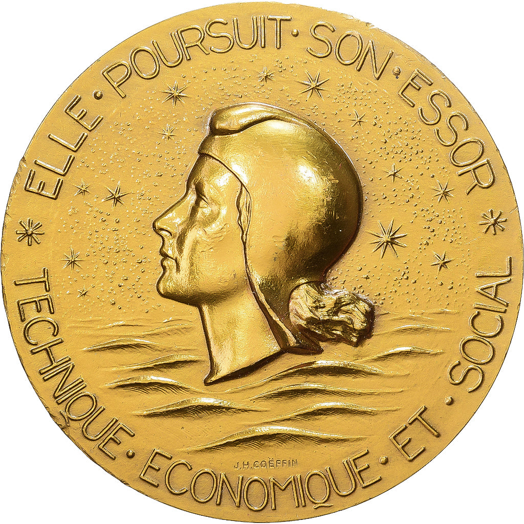 França, medalha, Compagnie Générale Transatlantique, Havre/New-York, 1962