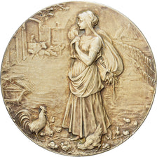 França, medalha, Société d'Agriculture du Havre, Vermeil, Roty, AU(50-53)